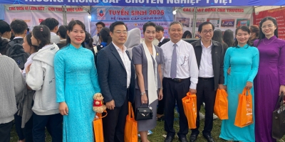 Trường Trung cấp Ý Việt tham gia ngày hội tư vấn tuyển sinh Giáo dục Nghề nghiệp tại Huyện Hoà Vang
