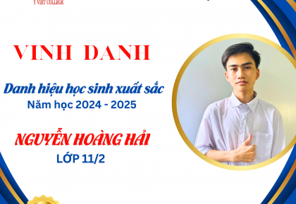 Trường Trung cấp nghề Ý Việt vinh danh học sinh xuất sắc  và học sinh giỏi năm học 2024 - 2025