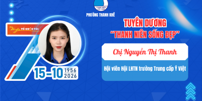 Chúc mừng học sinh Ý Việt đạt Giải thưởng “15 tháng 10” Phường Thanh Khê, Đà Nẵng năm 2026 Chúc mừng học sinh Ý Việt đạt Giải thưởng “15 tháng 10” Phường Thanh Khê, Đà Nẵng năm 2026